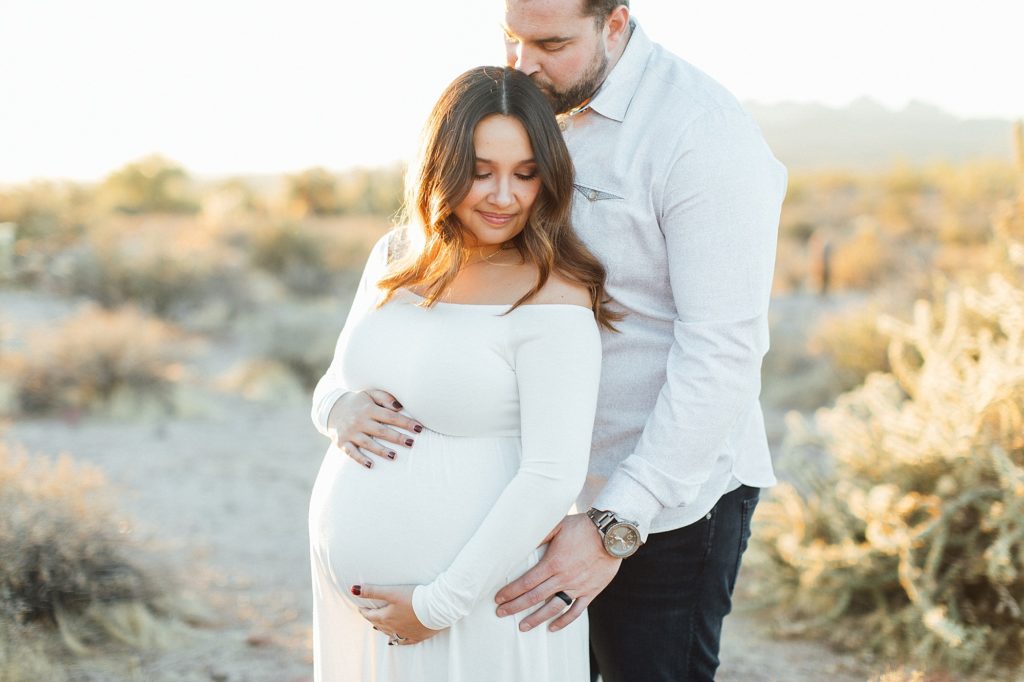 Jess + Alex // Superstition Mountain Maternity Session | Shelby Lea ...